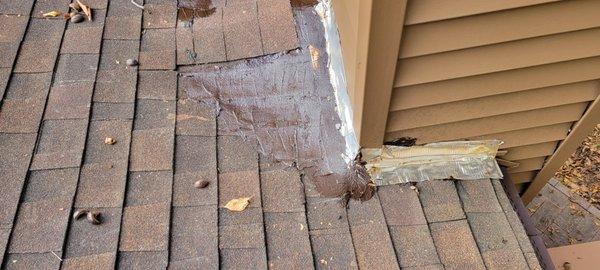 Chimney leak repair after