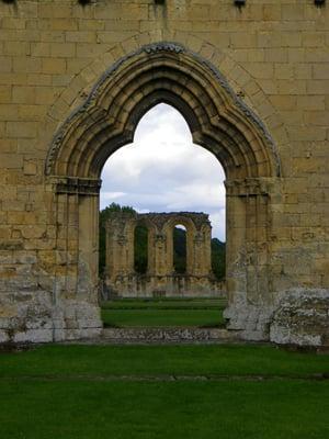 Ruined Abbey, Yorkshire, England