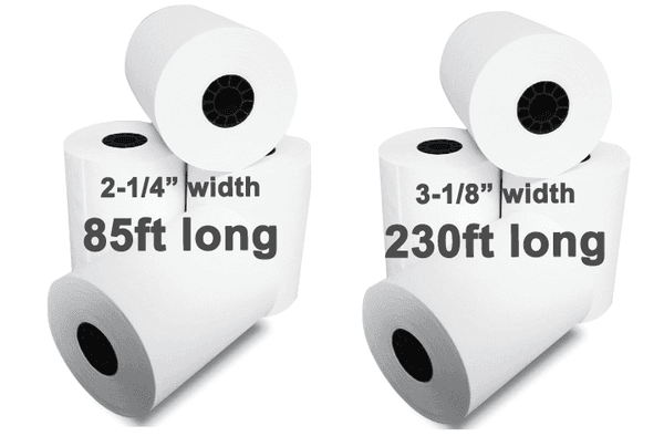 THERMAL PAPER ROLL FOR CREDIT CARD / CASH REGISTER / POS SYSTEM.