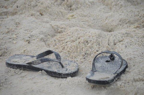 If you loose your flip-flops they have new ones right there.