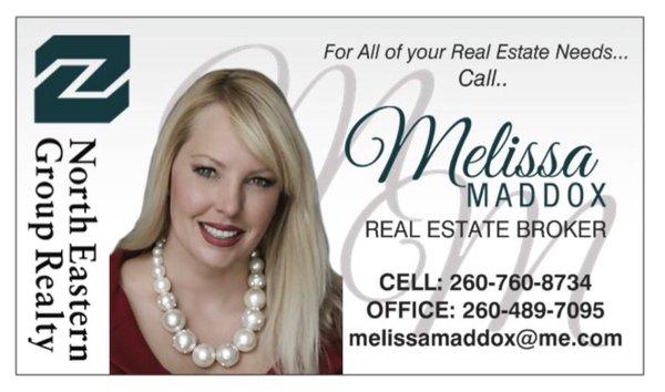 Melissa Maddox -  North Eastern Group Realty