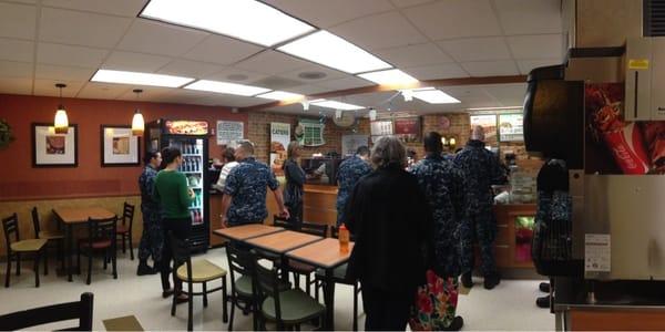 Inside Naval Hospital Bremerton, Busy Spot.....