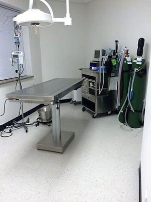 Fully equipped surgical suite