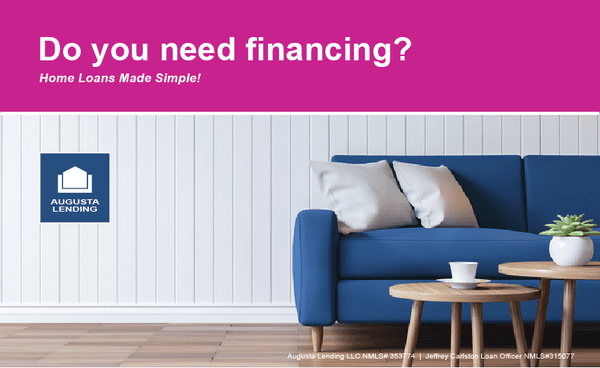 Do you need financing?