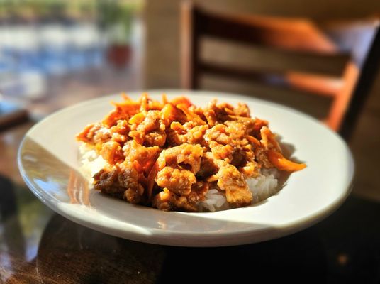 Spicy bulgogi bowl no onions