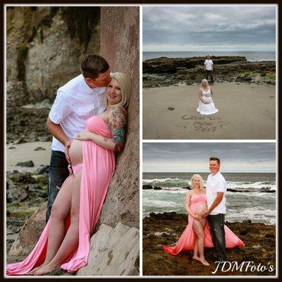 Maternity session at the beach