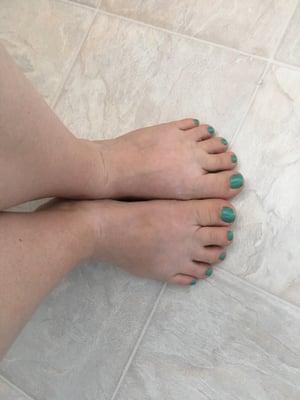 They did a great job on my feet!