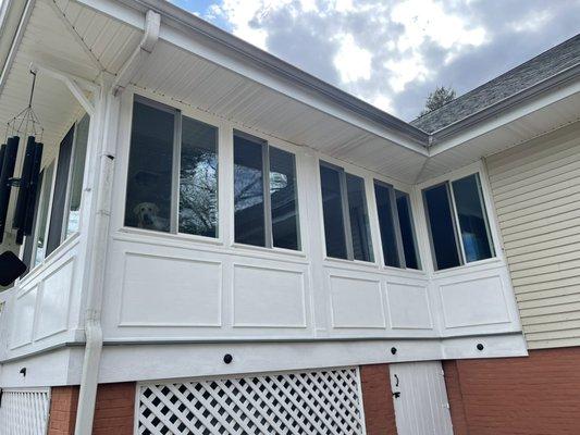 Very nice sunroom we finished today