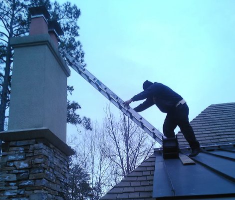 Need a chimney capped? The technicians at Critter Control are experts in tricky ladder work, and offer no obligation quotes for any size chi