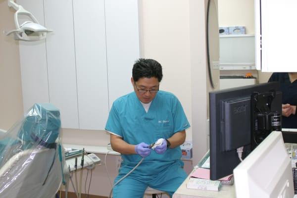 Dr. Choe always working :)