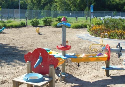 A sand play area fit for children of all ages!