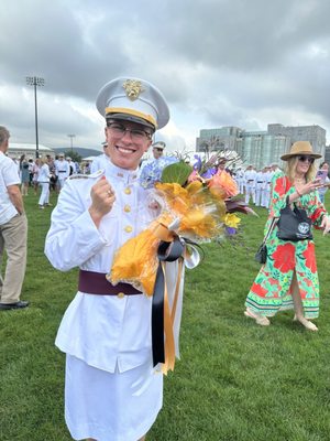 Biggest arm flowers at Ring Weekend!