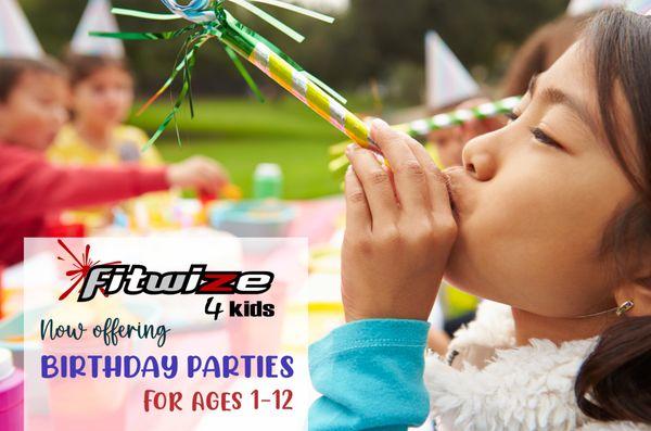 Mini Gym and Tumble parties for ages 1-12 provide fun not found at any other facility. Come party with us!