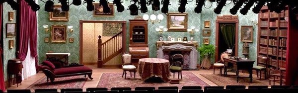 Highly acclaimed stage set for GASLIGHT at Town Players of New Canaan