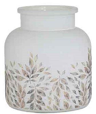 Frosted Glass Jar