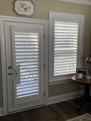 Shutters with French Door Cutout