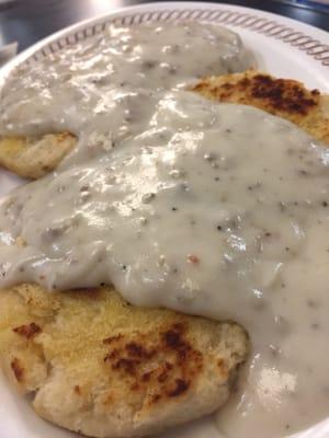 Biscuits and gravy.