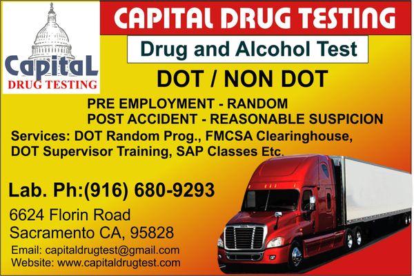 Capital Drug Testing Main