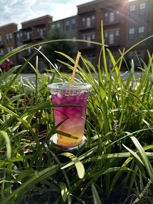 Lavender Blue - Summer drink
Lavender honey syrup + butterfly pea flower tea