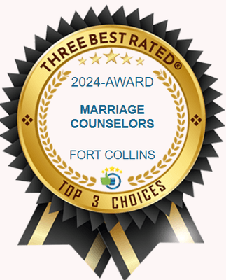 Voted one of the top 3 marriage counselors in Fort Collins, 2023 and 2024