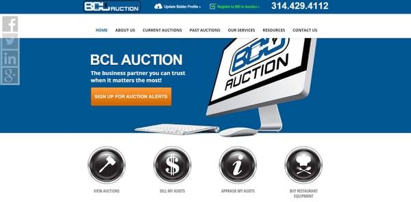 BCL Auction Website