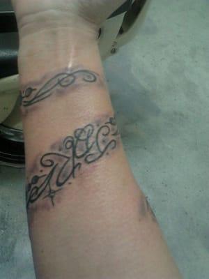 My FIRST TATTOO BY TRAVIS FUKIN' AWESOME OOPS said F word!