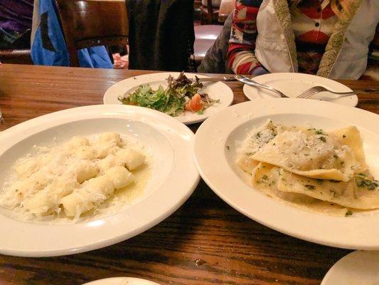 Truffle and Potato Gnocchi & Homestyle Ravioli