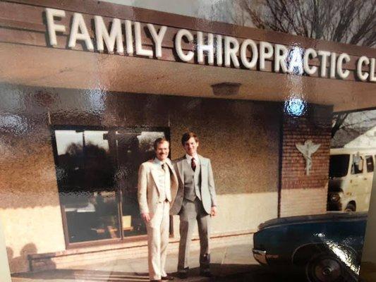 Dr. McNabb & Dr. Royster when they first opened the Clinic.