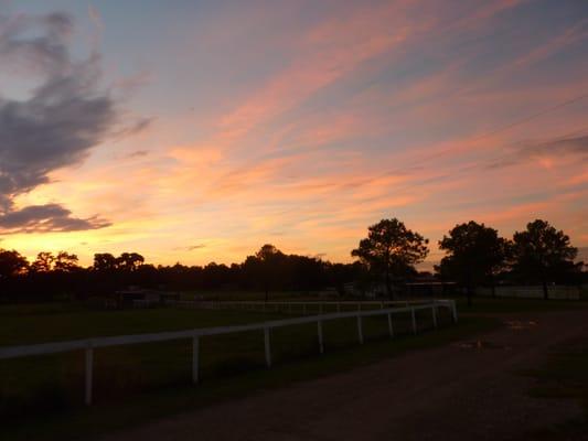 Sunset on the Ranch!