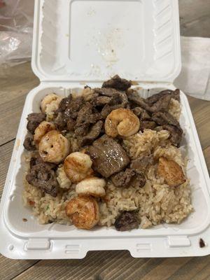 Beef and Shrimp Combo (fried rice)