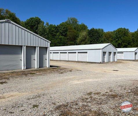 Inside Storage units.