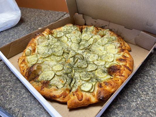 Pickle pizza