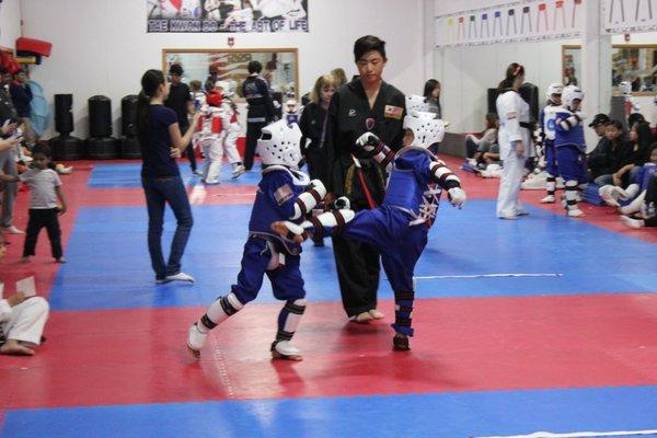 Black Belt sparring