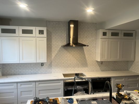 Brand new kitchen built from scratch