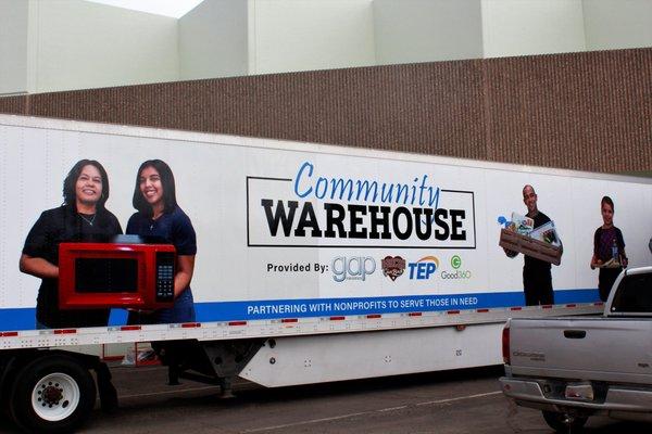 The Community Warehouse reclaims new items that would otherwise end up in landfills