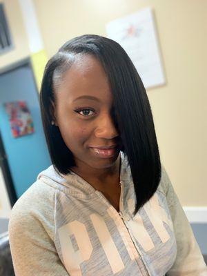 Bob cuts (hair extensions)sew-ins