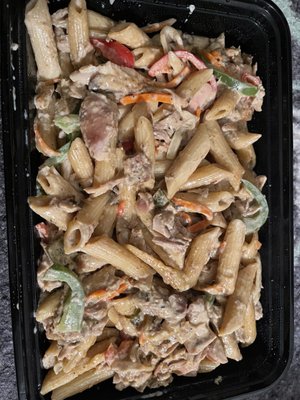 Liquid Jerk Chicken Pasta-go for it!