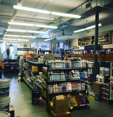 We have lots of paints and sundries to choose from; the best staff in the biz can answer your painting questions.