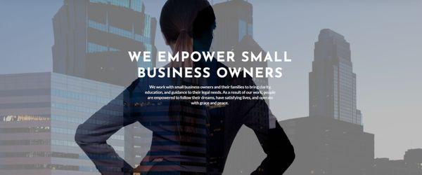 We empower small business owners