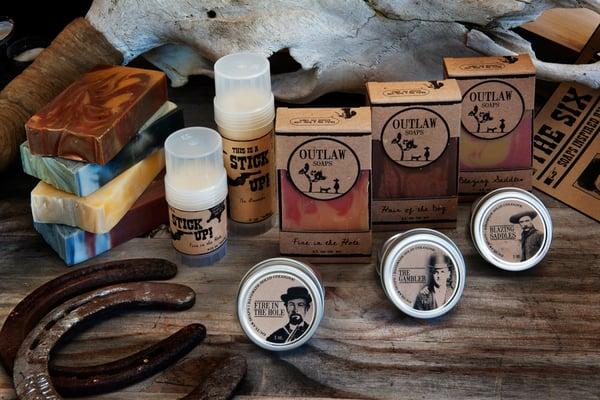 Exciting handmade soaps, lotions, lip balms, and colognes for adventurous people.