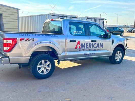 Updated branding on our fleet vehicles.