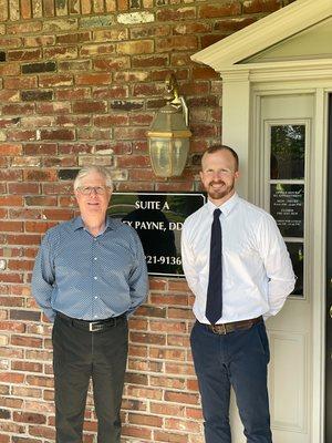 Dr. Rex Payne with Dr. Jordan Carl