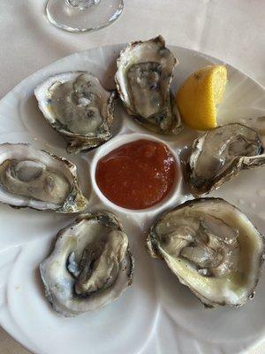 Delicious oysters