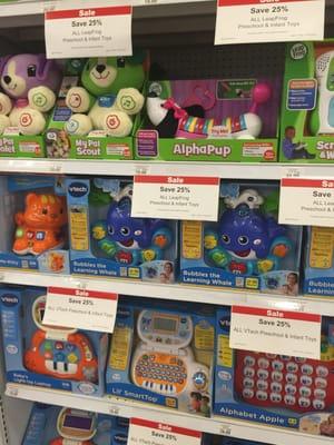 Sale on baby toys