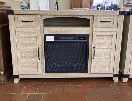 New electric fireplace consoles just $199.98 5 in stock.