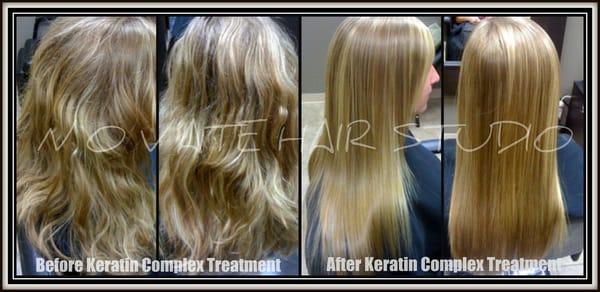 Before & After Photo of Keratin Treatment by Coppola