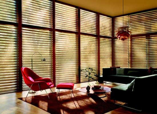 Hunter Douglas Alustra Silhouette window shadings with UltraGlide lift