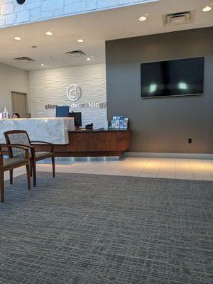 Front desk area