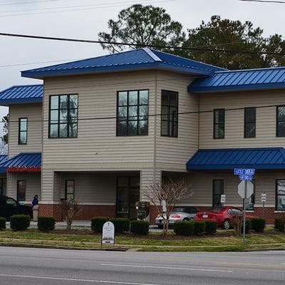 Our Office at 1547 E. Little Creek Road in Norfolk, Virginia 23518.