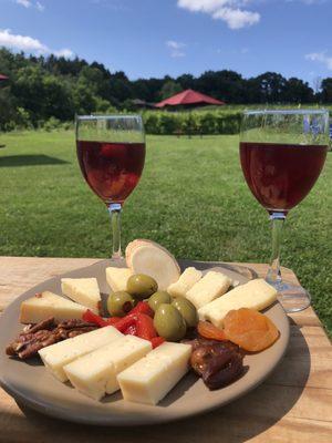 Delicious Sangria with their La Brusca sweet red, so good!